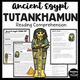 Ancient Egypt King Tutankhamun Tut Informational Reading C