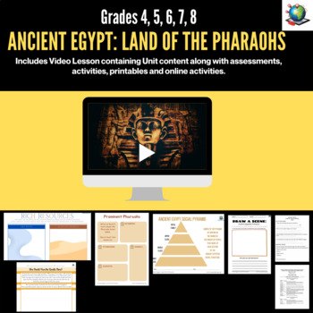 Preview of Ancient Egypt - Land of the Pharaohs for Grades 4-8
