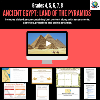 Preview of Ancient Egypt - Land of the Pyramids for Grades 4-8