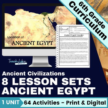 Ancient Egypt Lesson Set Bundle by Teach Like Midgley | TpT