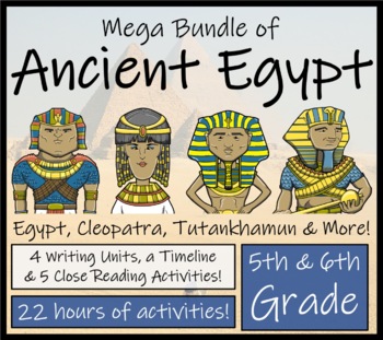 Preview of Ancient Egypt Mega Bundle of Activities | 5th Grade & 6th Grade