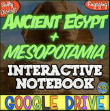 Ancient Egypt Mesopotamia DIGITAL Interactive Notebook Pages