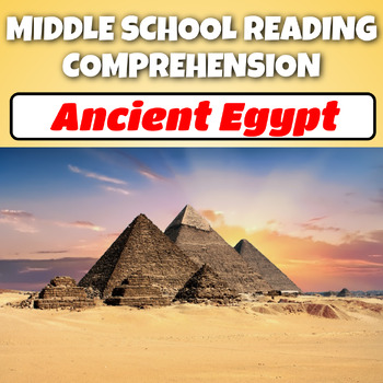 Preview of Ancient Egypt Middle School Reading Comprehension Passages For History