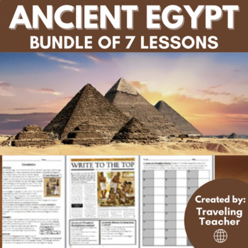 Preview of Ancient Egypt Mini-Bundle: Myths, Afterworld, Hieroglyphics, Gods & Godesses