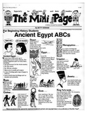 Ancient Egypt ABCs Review - SS Egypt Unit Use With MiniPage