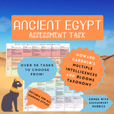 Ancient Egypt Multiple Intelligences Assessment Task Proje