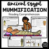 Ancient Egypt Mummification Reading Comprehension & Sequen