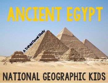 Preview of Ancient Egypt National Geographic Tri-Fold Novel Study