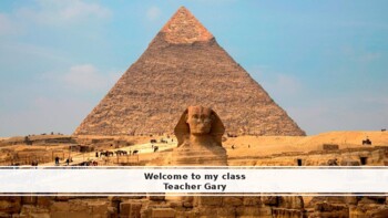 Preview of Ancient Egypt News Topic PPT Lesson