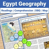 Ancient Egypt Geography Reading Comprehension Passages and