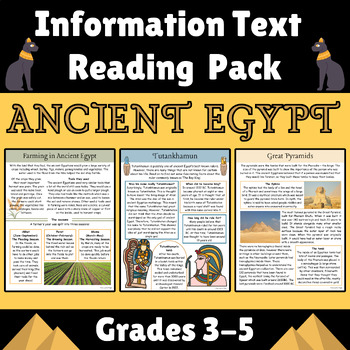 Preview of Ancient Egypt Non-Fiction Reading Pack