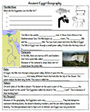 Ancient Egypt Notes PT 1 (Geography)