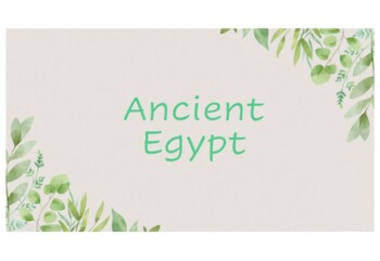 Preview of Ancient Egypt Papyrus PowerPoint - download and go