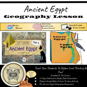 Ancient Egypt: Part 2- Geography & Landforms by Curiouser and Curiouser