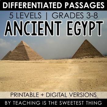 Preview of Ancient Egypt: Passages - Distance Learning Compatible