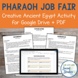Ancient Egypt Pharaohs Activity: Job Fair | Egyptian Pharaohs