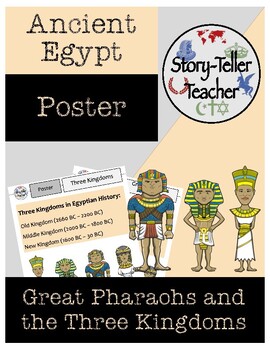 Preview of Ancient Egypt Pharaohs and Kingdoms Posters