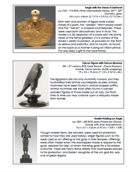 Preview of Ancient Egypt - Picture Study and Information Cards