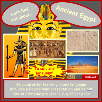 Preview of Ancient Egypt Picture cards Exploring