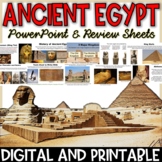 Ancient Egypt PowerPoint 100% Editable & Review Sheets Goo