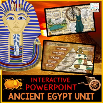 Preview of Ancient Egypt PowerPoint - Google Slides - Google Classroom Activities Geography