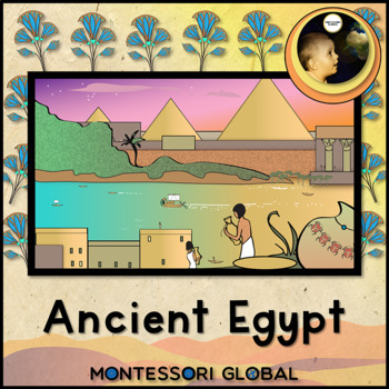 Preview of Ancient Egypt PowerPoint Presentations | Boom Cards | Montessori 3 Part Cards