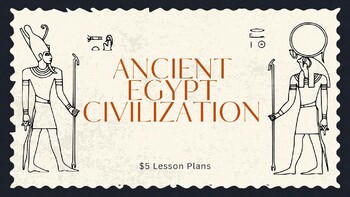 Preview of Ancient Egypt Presentation, Lesson Plan & Quiz
