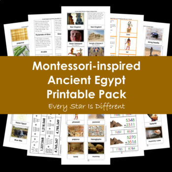 Preview of Ancient Egypt Printable Pack