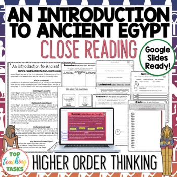 Preview of Ancient Egypt Reading Comprehension Passages and Questions - An Introduction