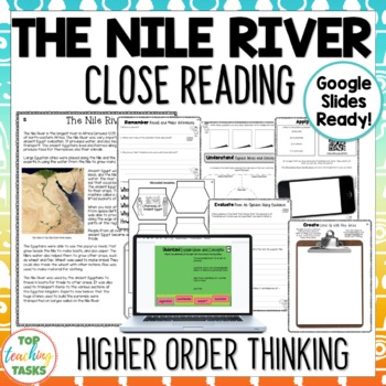 Preview of Ancient Egypt Reading Comprehension Passages and Questions - The Nile River