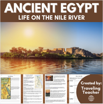 Preview of Ancient Egypt Reading Passages, Comprehension, & Geography - Nile River