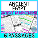 Ancient Egypt Reading Passages and Text Marking