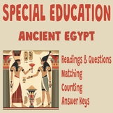 Ancient Egypt River Valley - Special Education Worksheets 