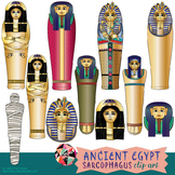 Ancient Egypt Sarcophagus Clip Art