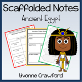 Ancient Egypt Scaffolded Notes Guided Notes | Social Studi