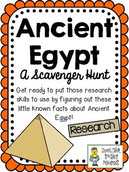 Preview of Ancient Egypt - Scavenger Hunt Activity and KEY