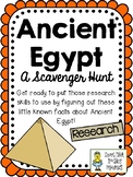 Ancient Egypt - Scavenger Hunt Activity and KEY