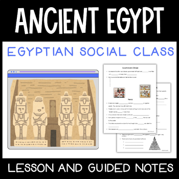 Preview of Ancient Egypt Social Structure Pyramid Google Slides ™ - Ancient Civilizations