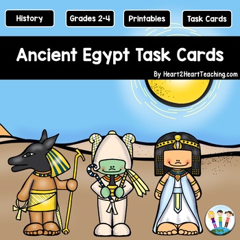 Preview of Ancient Egypt Task Cards {Set of 32 Cards}