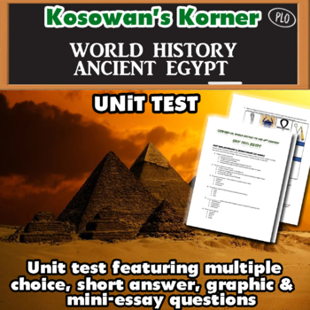 Preview of Ancient Egypt Test