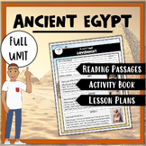 Ancient Egypt Unit Bundle- Reading Passages, Activities, P