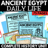 Ancient Egypt Unit - Daily Life in Ancient Egypt - Egypt P