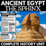 The Sphinx Projects - Ancient Egypt Unit Activities - Pyra
