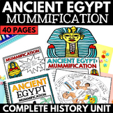 Ancient Egypt Unit - Mummification Unit - Ancient Egypt Projects and Activities