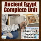 Ancient Egypt Unit | Egyptian Activities | Map Lesson | Pharaoh Pyramid Projects