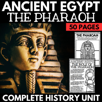 Preview of Ancient Egypt Unit - Pharaoh of Egypt - Ancient Egypt Project and Activities