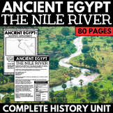 The Nile River in Ancient Egypt Unit - Egypt Map Project A