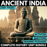 Ancient India Unit Bundle - Ancient India Activities Proje