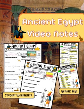 Preview of Ancient Egypt Video Notes