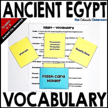 Preview of Ancient Egypt Vocabulary Activity